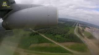 SCREAMING Soloviev D-30 Jet Engines during Ilyushin 76 Takeoff!!!  [AirClips]