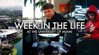 A Realistic Week in the Life at the University of Miami | mindset, working out, football game