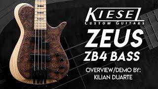 Kiesel Guitars - Zeus ZB4 Bass Overview/Demo - Kilian Duarte