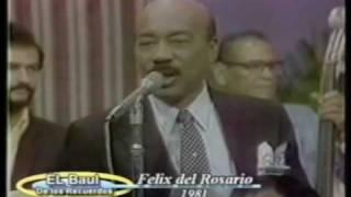 FELIX DEL ROSARIO (video de los 80's) canta: FRANK CRUZ - Mal Pelao