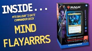 Magic The Gathering Battle for Baldur’s Gate Mind Flayarrrs Commander Deck | Inside #691