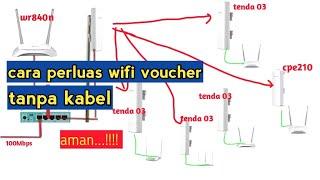 Cara Perluas Wifi Voucher  Mikrotik Tanpa Kabel‼️ Rt Rw Net Tanpa Kabel  versi @AntonInformasi