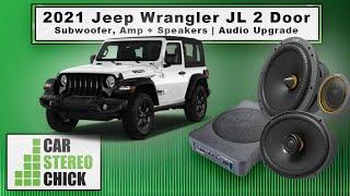 2021 Jeep Wrangler 2 Door | Subwoofer, Amp + Speakers | Audio Upgrade