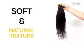 Starlet 100% Virgin Unprocessed Human Hair Tape-In Extension 20pcs Kinky Straight (14"-22")