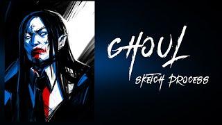 Ghoul sketch process