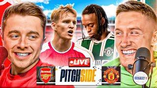 ARSENAL 3-1 MAN UTD! ft. ChrisMD | Pitch Side LIVE!