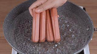 I learned this trick in a famous restaurant, now I only make sausages like this