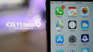 New iOS 11 beta 6 features / changes!