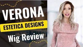 ESTETICA DESIGNS VERONA WIG REVIEW | VANILLA MACCHIATO | LONG BEACHY WAVES STYLE