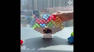 Stacking Balance Building Blocks | Tetra Tower Game | Educational Toys for Kids