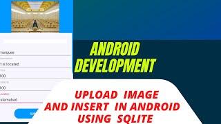 How to upload image from gallery in android studio java and save into SQLite