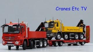 NZG Mercedes-Benz Actros + Hiab + Trailer by Cranes Etc TV