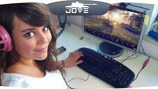 This girl plays better, than 95% World Of Tanks players ●  Seeing For The First Time