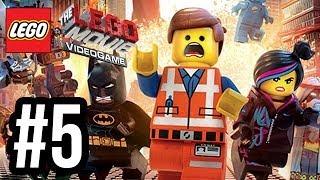 The LEGO Movie Videogame Walkthrough PART 5 - TRAIN ESCAPE!! (PS4 XBOX ONE WiiU PC Gameplay 1080p)