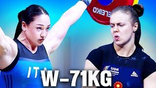 W-71kg European Weightlifting Championships 2023