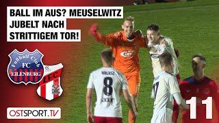 Ball im AUS? Meuselwitz jubelt nach strittigem Tor: Eilenburg - Meuselwitz | Regionalliga Nordost