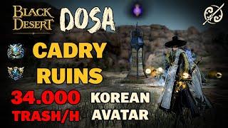 BDO | Dosa Awakening - Korean Avatar | Cadry Ruins Dehkia | 34.000 Lv2+ Agris