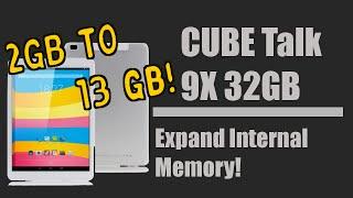 Android | Expand Internal Space for Apps  Cube TALK9x U65GT 32gb