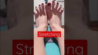 Stretching toes #feet #goddess #toes #stretching #foot #snowprincessfeet #spreading