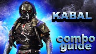 MK11 КОМБО ГАЙД, Кабал / combo guide, Kabal