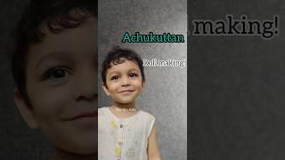 Achukuttan’s Doll Making | #polymerclay #clay #claymodelling #sculpture #shorts  | Niv Vin Arts