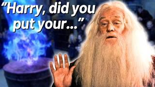 What if Dumbledore Actually Asked Calmly?