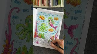 Little Mermaid │ „Minimania 5 - A Coloring Book“ by Gabi Wolf