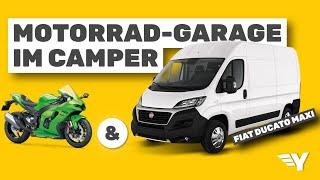 Fiat Ducato Maxi | Camper-Ausbau für Motorradfahrer ️  | Yellowcamper