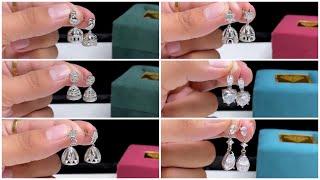 925 Silver Earrings and Jhumkas with affordable priceLatest Designs 2024