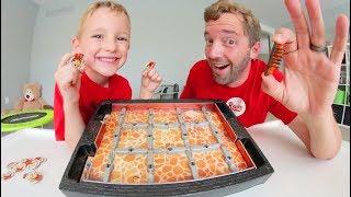 Father & Son PLAY BUGS IN THE KITCHEN!