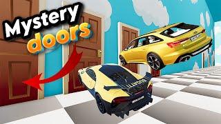 Cars VS Mystery DOORS - Sports Car Driver Challenge #5 - BeamNG Drive