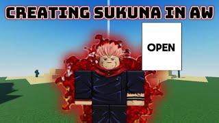 Creating Sukuna in Ability Wars(Custom Combo)