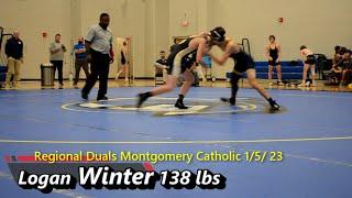 Logan Winter  138 lbs Regional Duals  1/5/23