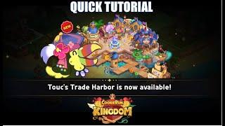 Cookie Run Kingdom : Touc's Trade Harbor Unlock Quick Tutorial