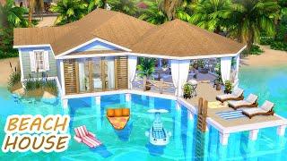 Beach House | Blooming Rooms Kit | The Sims 4 | No CC | Speed Build