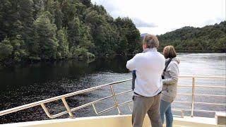 World Heritage Cruise on Gordon River, Macquarie Harbour, Strahan Tasmania (4K)