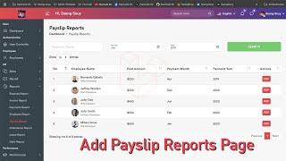 Add Page Payslip Reports HR Management Laravel 11