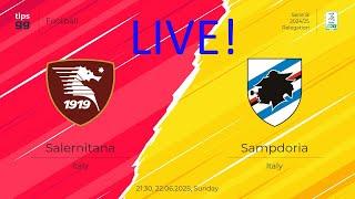 LIVE: Salernitana vs Sampdoria Italian Serie B Play-off (Score & Virtual Highlights, No Video)