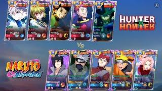 NARUTO vs HUNTERxHUNTER!! BATTLE OF ANIME COLLAB SKIN  (WHO WIN!?)