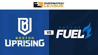 Boston Uprising vs Dallas Fuel | Week 25 | NA Day 2