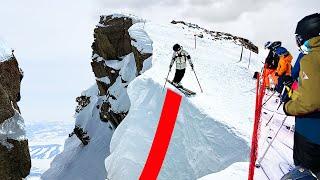 Most Insane Ski Drop in the USA: Corbet’s Couloir ️ Self-Experiment