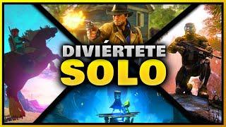  10 MEJORES JUEGOS para JUGAR SOLO en PC 