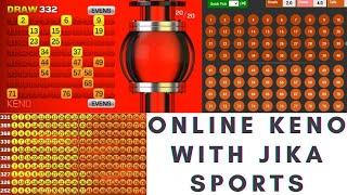 Checking out the Jika Sports Online Keno game