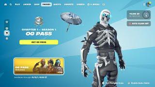 Fortnite OG Pass ALL Tiers & Free Rewards (Chapter 1 Season 1)