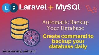 Automatic database backup daily | How to take database backup using laravel command | Laravel 8