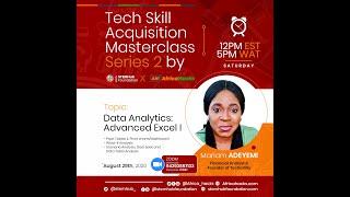 Data Analytics - AfricaHacks x STEMHub Foundation Tech Skills Masterclass