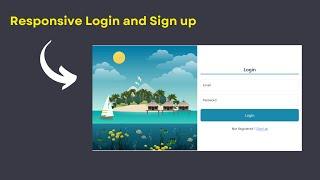 Create Responsive Login and Signup Page in React Js using Bootstrap. #loginreactjs#reactbootstrap