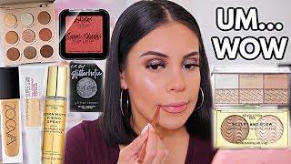 TESTING HOT NEW MAKEUP: FULL FACE OF FIRST IMPRESSIONS / Drugstore + High End