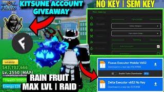 Best Script Blox Fruit Mobile FRUIT RAIN , AUTO FARM & KITSUNE GIVEAWAY | Arceus X Fluxus Delta