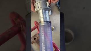 Pvc transparent hose installation   leak proof joint technique